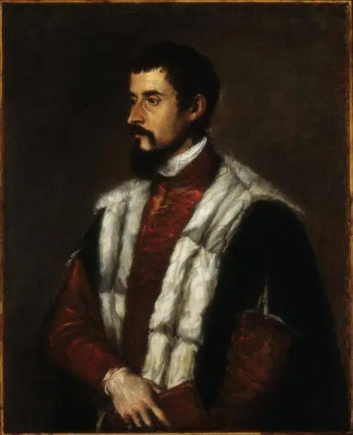 Portrait d'un gentilhomme - Titian image 1 copie de tableau peinte à la main