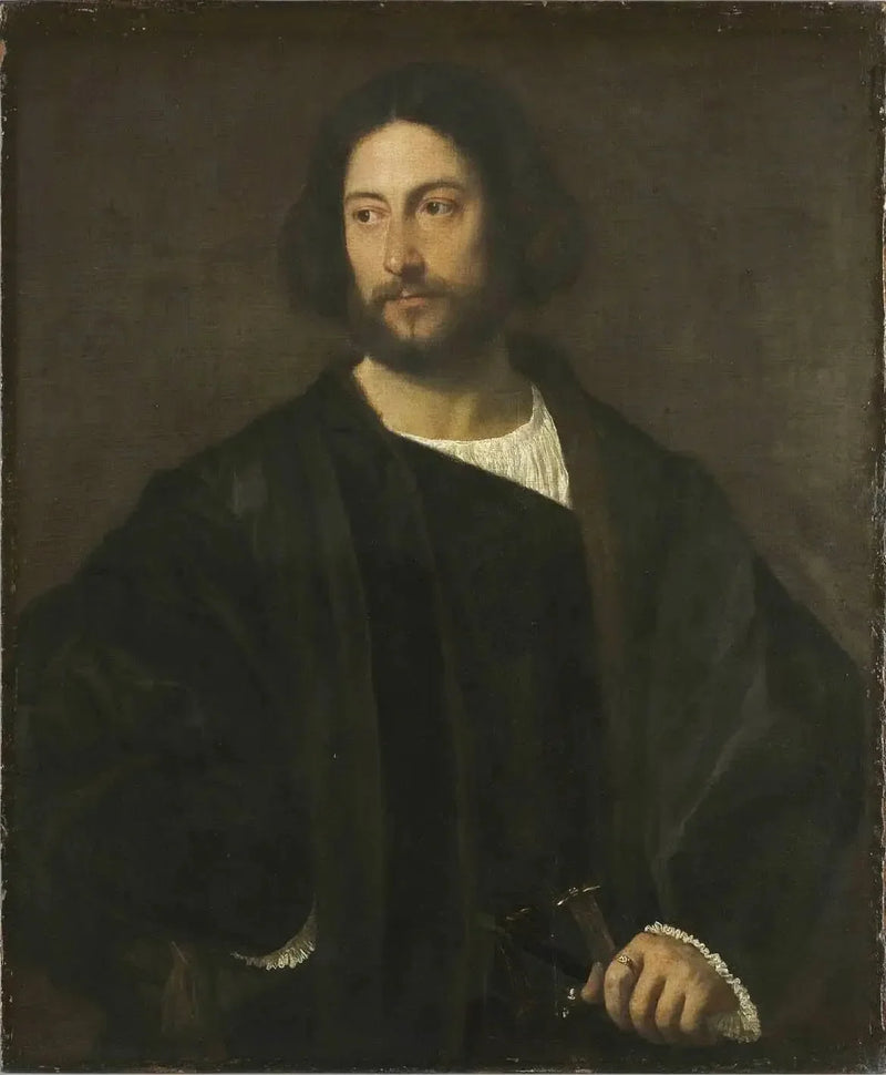 Portrait eines Gentlemans - Titian