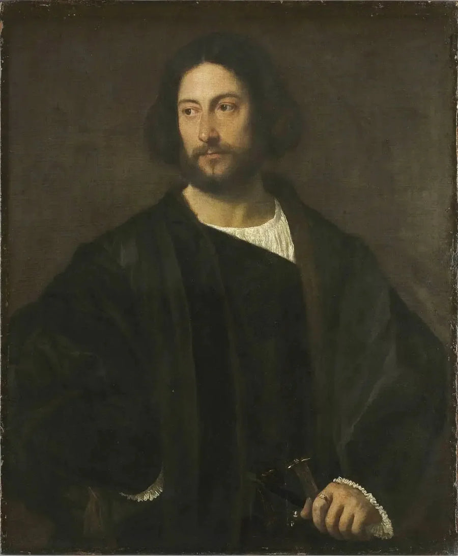 Portrait eines Gentlemans - Titian