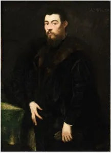 Porträt eines venezianischen Edelmanns - Jacopo Tintoretto