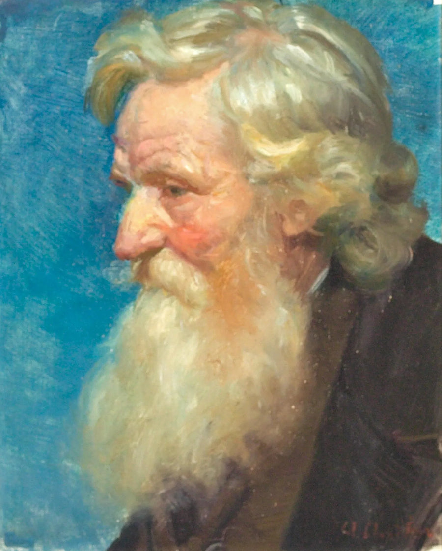 Porträt eines Gentlemans. – Anna Ancher