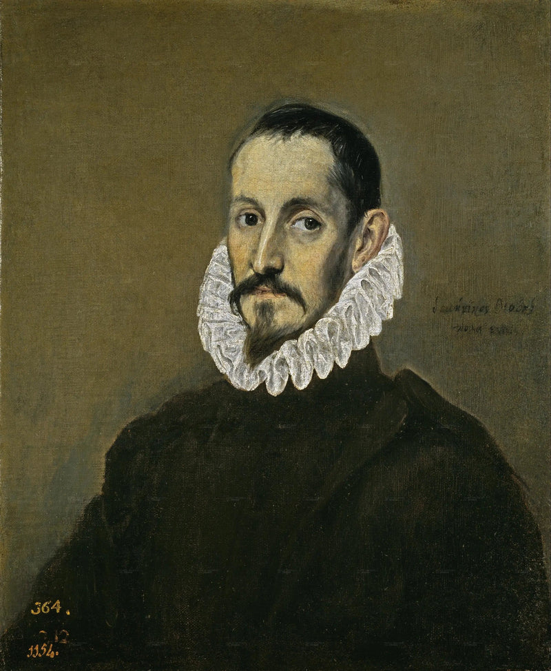 Portrait eines Gentlemans - El Greco