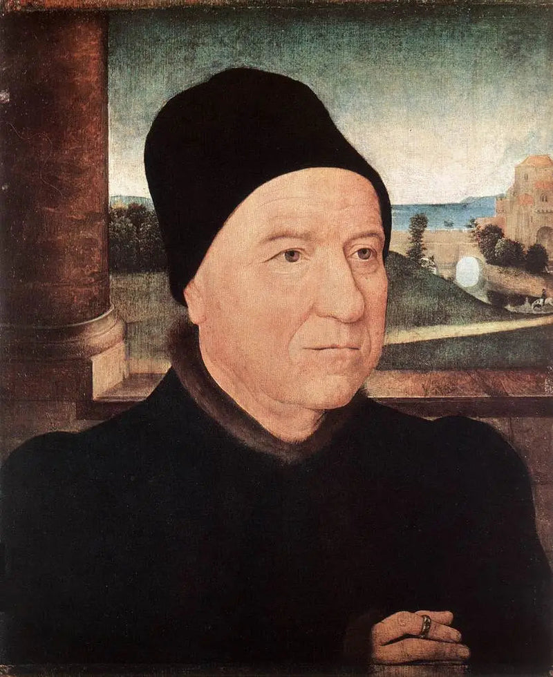 Porträt eines alten Mannes - Hans Memling
