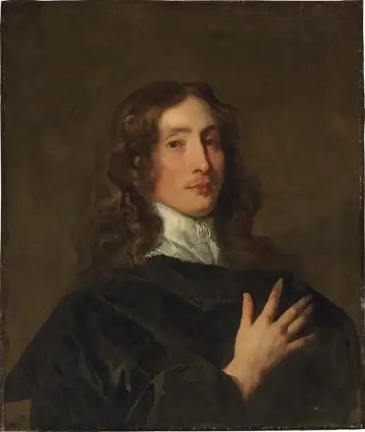 Portrait eines Mannes (früher genannt John Milton) - Antoine van Dyck