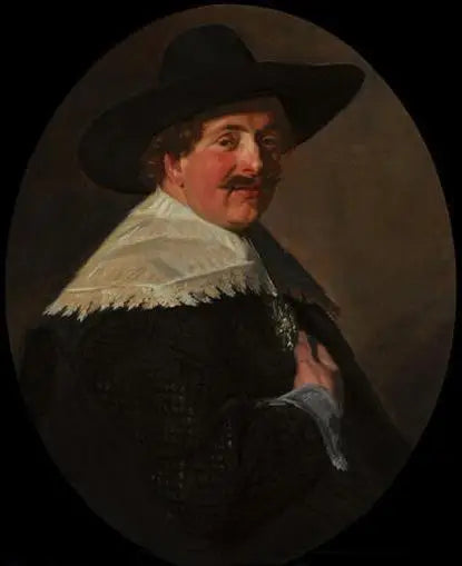 Portrait eines Mannes sitzend - Frans Hals