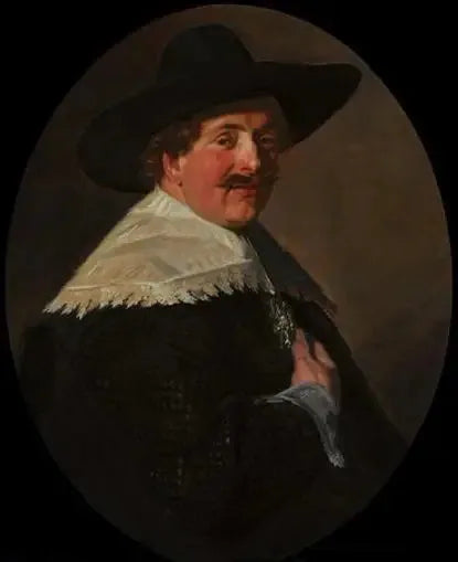 Portrait eines Mannes sitzend - Frans Hals