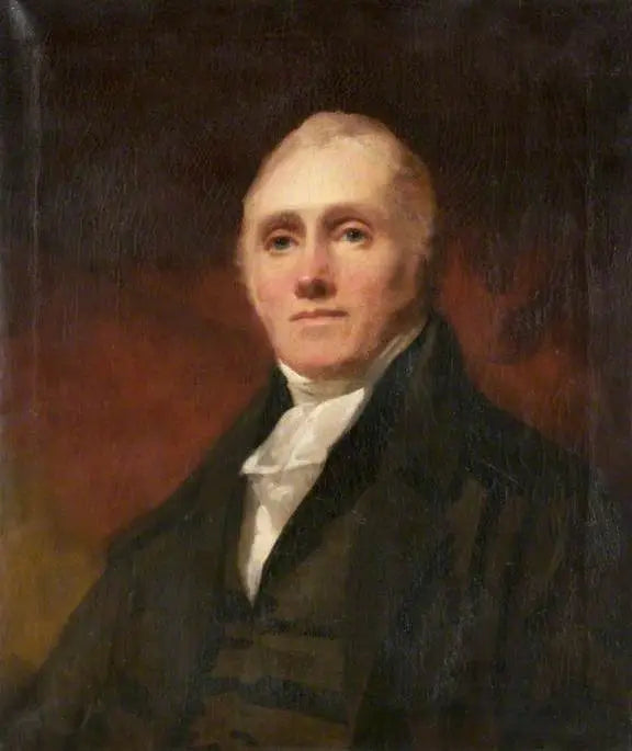 Portrait eines Mannes mit klerikalem Kragen - Henry Raeburn