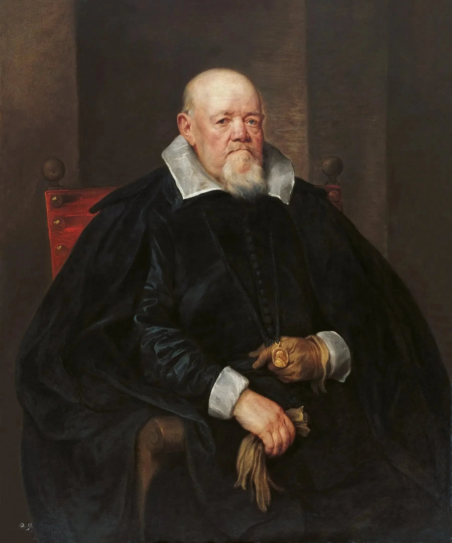 Portrait eines Mannes mit Medaillon - Antoine van Dyck