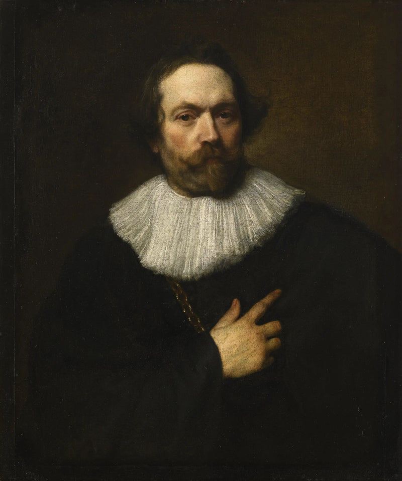 Portrait eines Mannes mit Bart - Antoine van Dyck