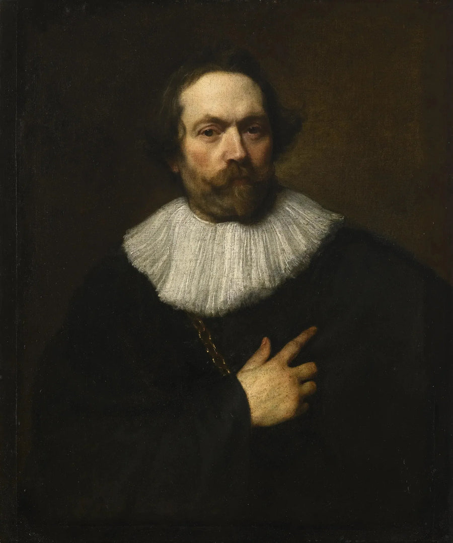 Portrait eines Mannes mit Bart - Antoine van Dyck
