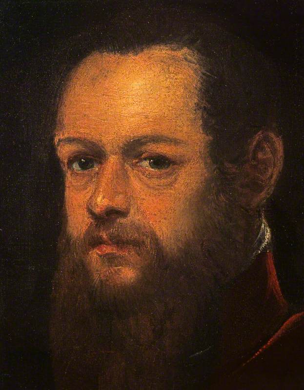 Porträt eines bärtigen Mannes - Jacopo Tintoretto