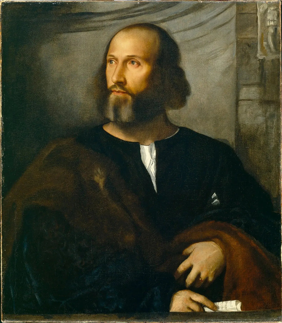 Portrait eines bärtigen Mannes - Titian