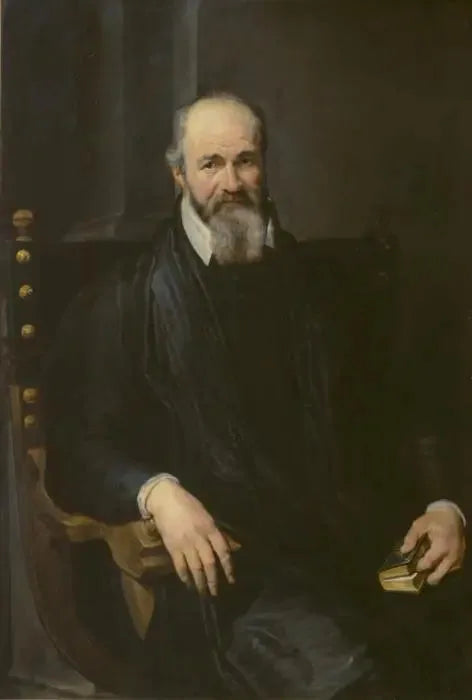 Portrait eines Mannes in einem Sessel - Antoine van Dyck