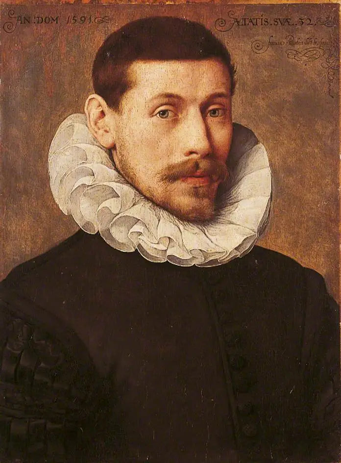Portrait eines Mannes im Alter von 32 Jahren - Frans Pourbus der Jüngere