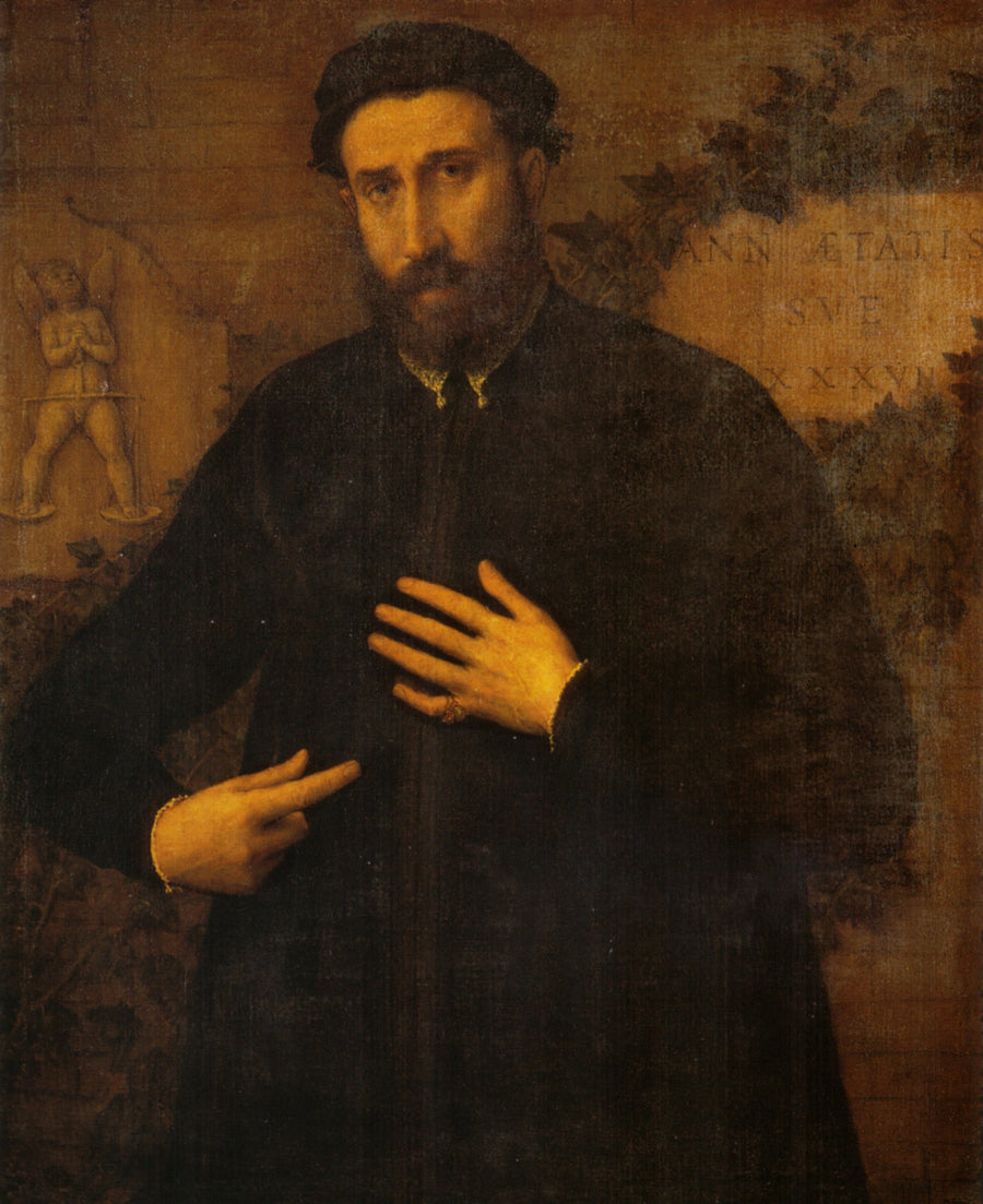 Porträt eines 37-jährigen Mannes - Lorenzo Lotto