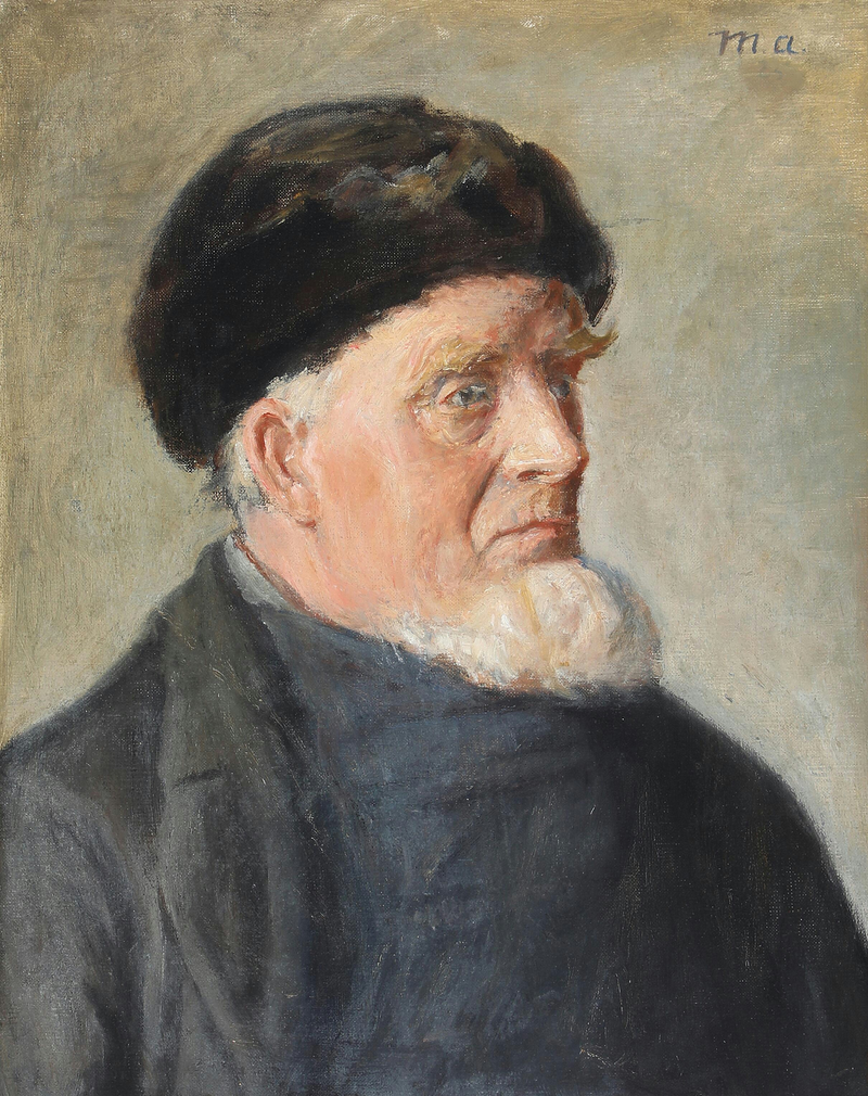Porträt eines Mannes aus Skagen. -Michael Peter Ancher