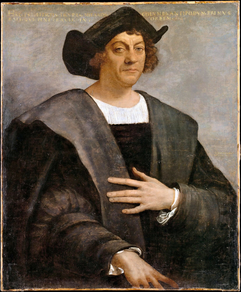 Porträt eines Mannes, auch bekannt als Christoph Kolumbus (geboren um 1446, gestorben 1506) - Sebastiano del Piombo