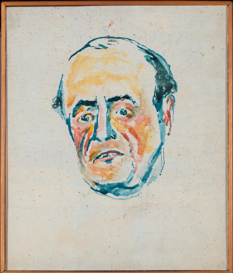 Porträt eines Mannes - Edvard Munch