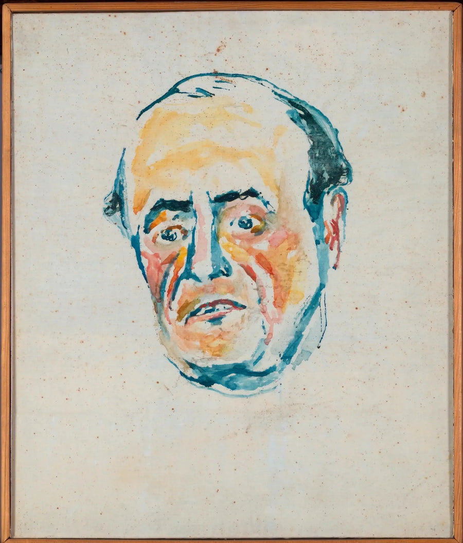 Porträt eines Mannes - Edvard Munch