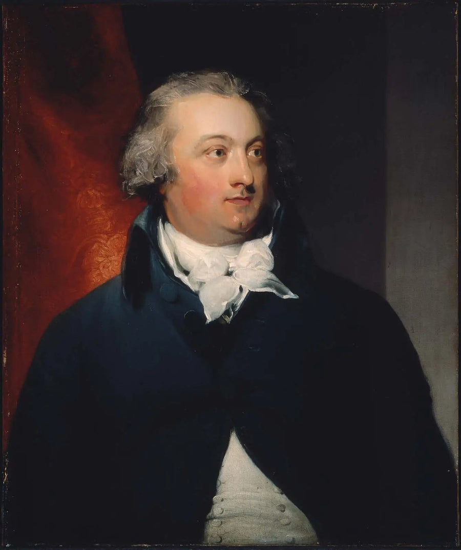 Porträt eines Mannes im blauen Mantel - Thomas Lawrence