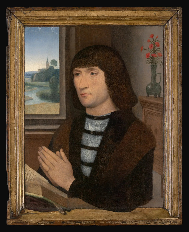 Porträt eines Mannes im Gebet - Hans Memling