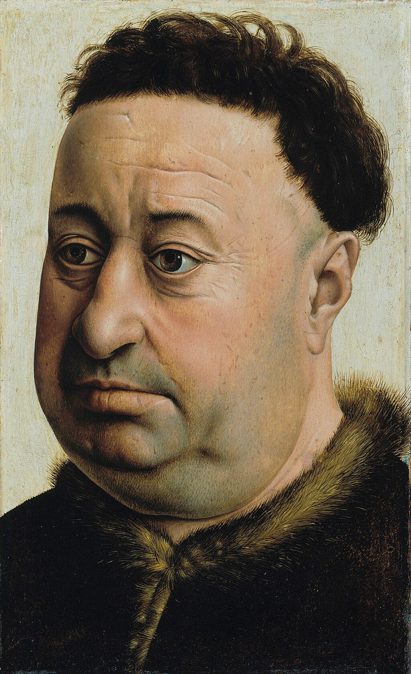 Porträt eines dicken Mannes - Robert Campin