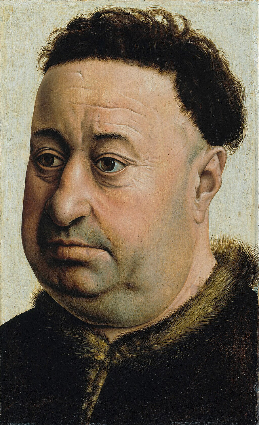Porträt eines dicken Mannes - Robert Campin