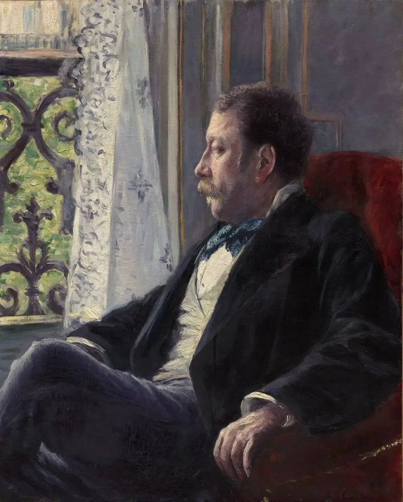 Porträt eines Mannes - Gustave Caillebotte
