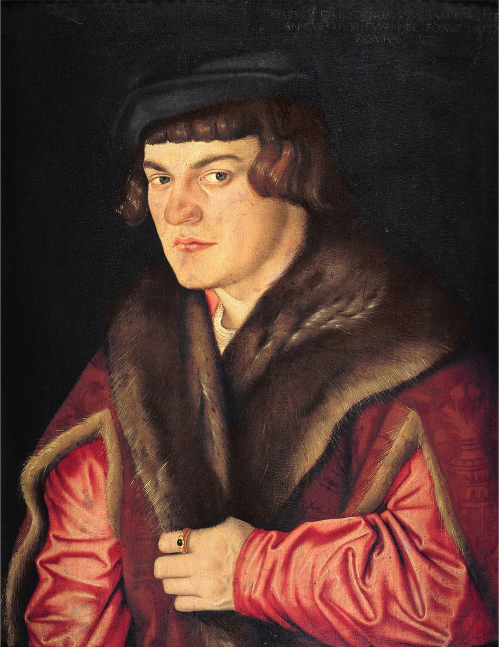 Portrait d'un homme - Hans Baldung Grien image 1 copie peinte à la main à l’huile