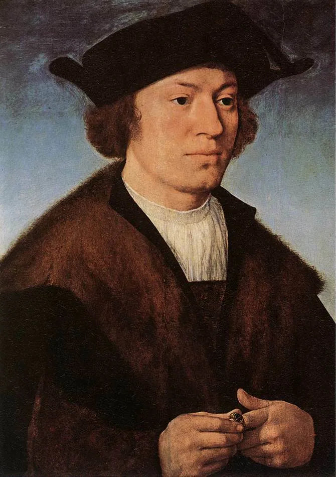 Porträt eines Mannes - Joos van Cleve
