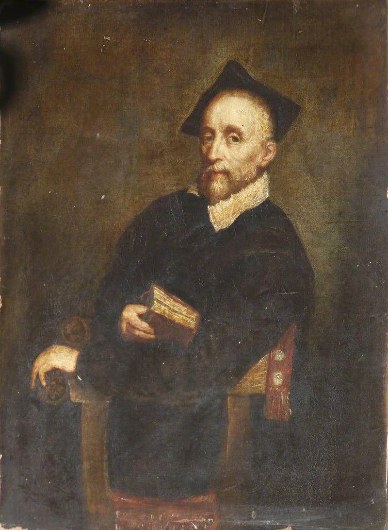 Porträt eines Mannes („Der Schulmeister des Titian“) - Giovanni Battista Moroni