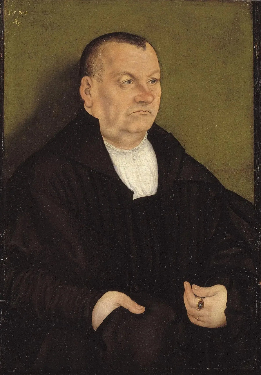 Porträt eines Mannes - Lucas Cranach der Ältere