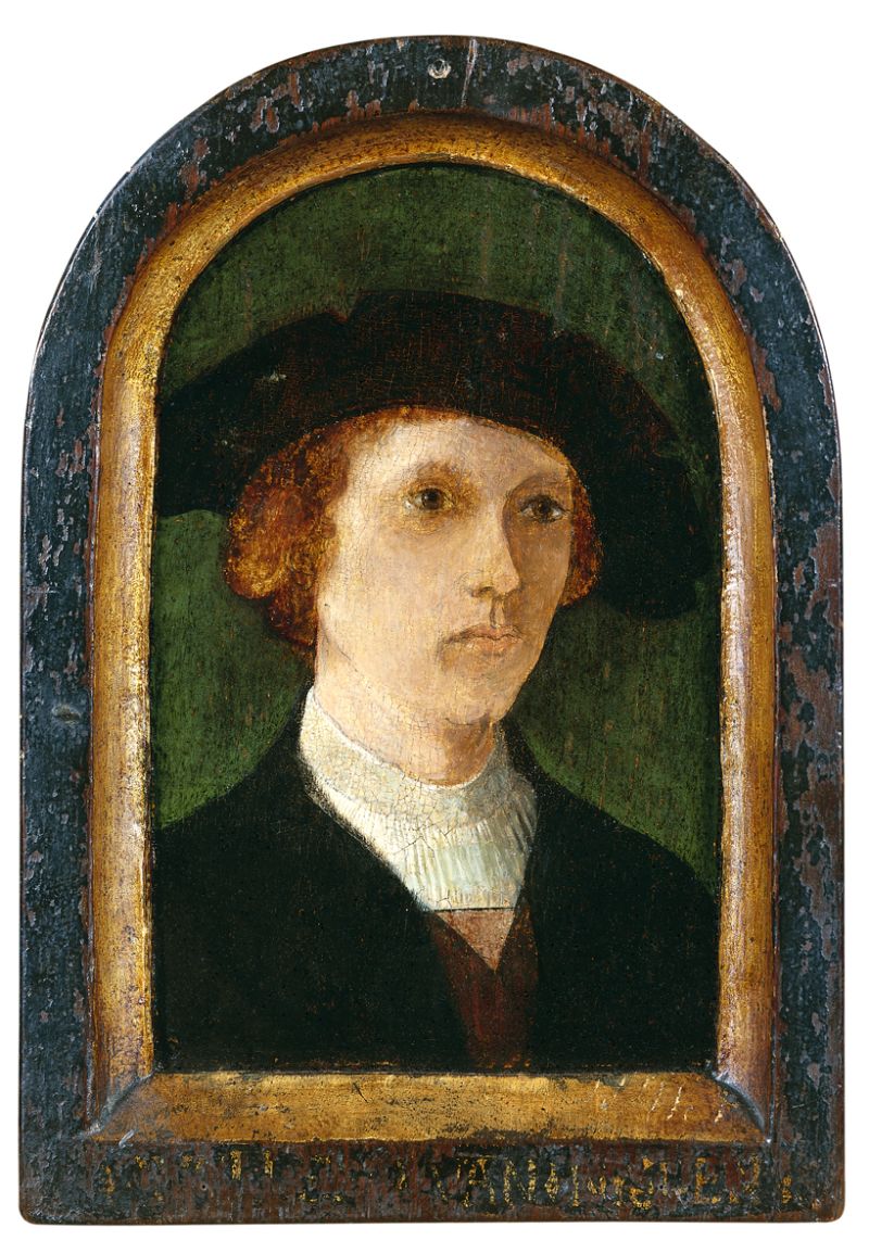 Portrait d'un homme - Lucas van Leyden image 1 tableau peint à l’huile sur toile