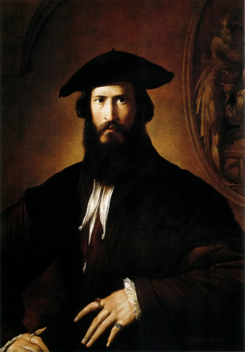 Porträt eines Mannes - Parmigianino