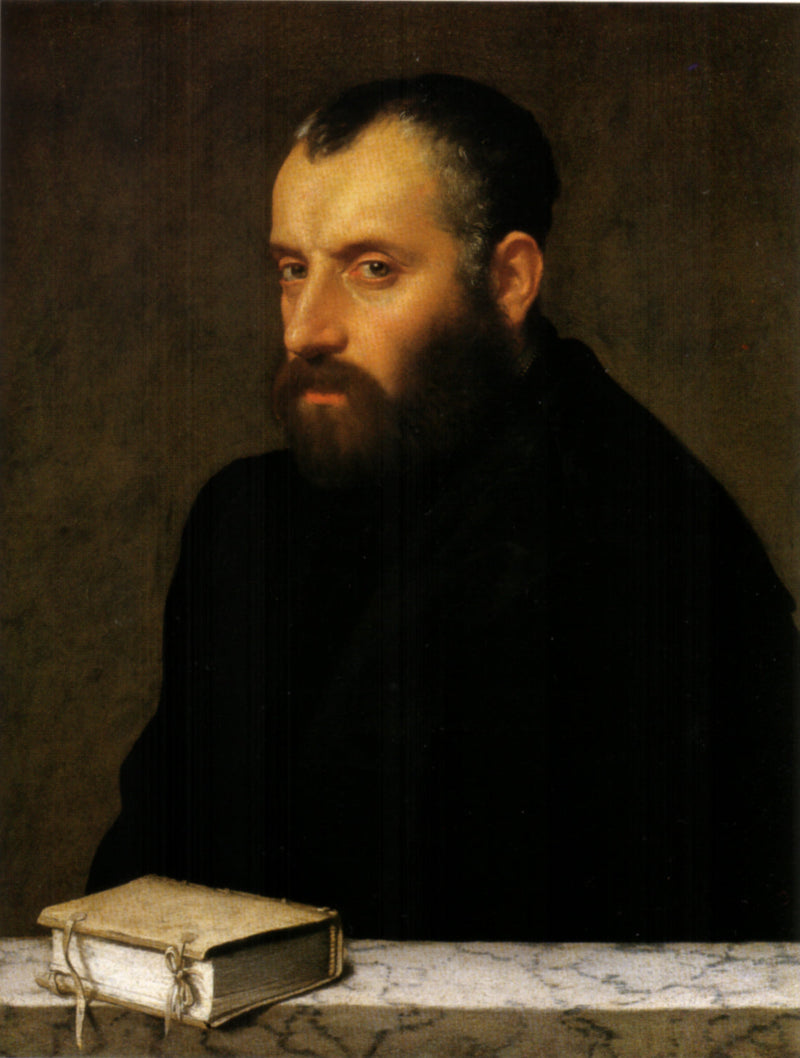 Porträt eines gelehrten Mannes - Giovanni Battista Moroni