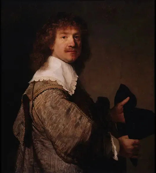 Porträt eines Mannes mit einem Hut - Rembrandt