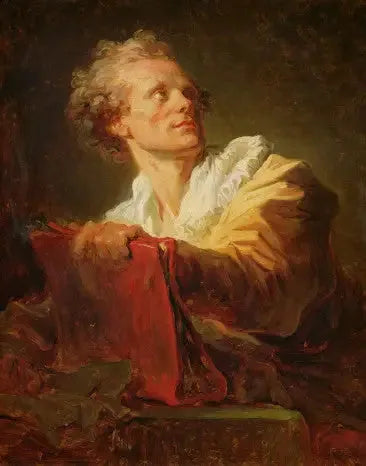 Portrait eines jungen Künstlers - Jean-Honoré Fragonard