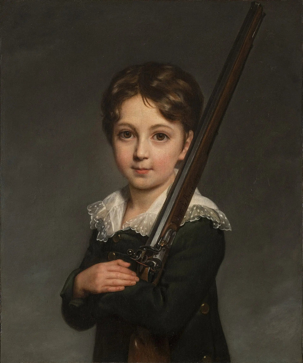 Portrait d'un jeune garçon - Élisabeth Vigée Le Brun image 1 copie de tableau peinte à la main