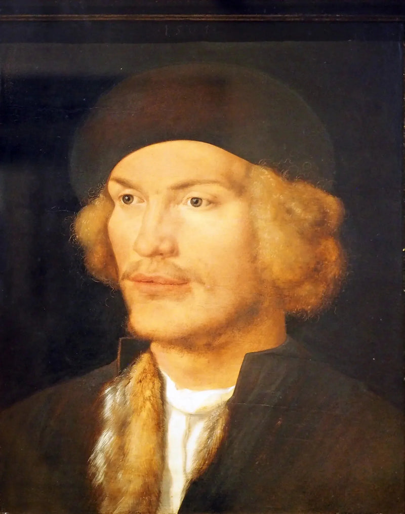 Porträt eines jungen Mannes - Albrecht Dürer