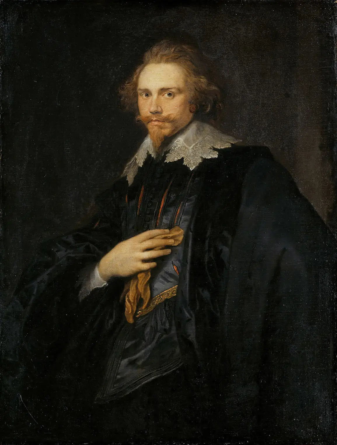 Portrait d'un jeune homme - Antoine van Dyck image 1 copie peinte à la main à l’huile