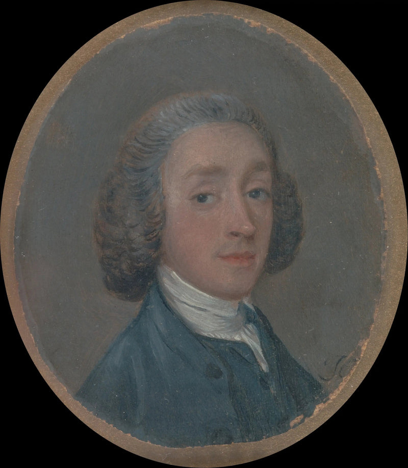 Porträt eines jungen Mannes mit gepudertem Haar - Thomas Gainsborough