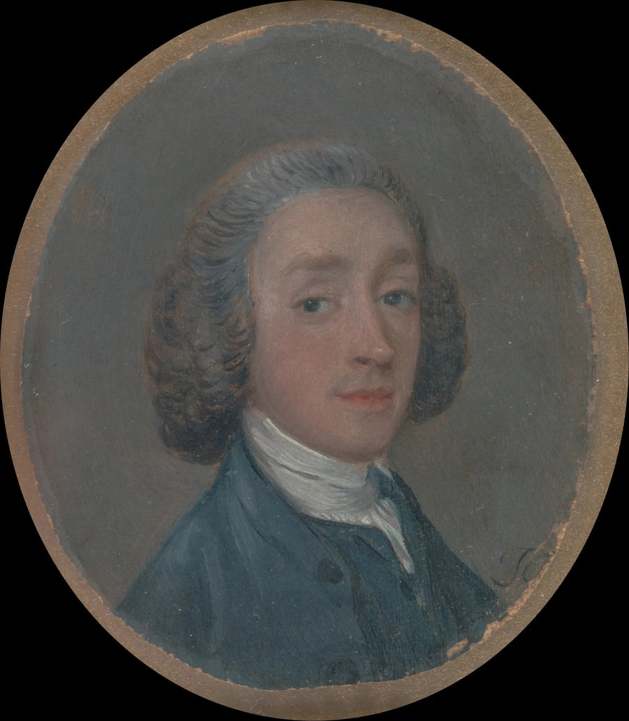 Porträt eines jungen Mannes mit gepudertem Haar - Thomas Gainsborough