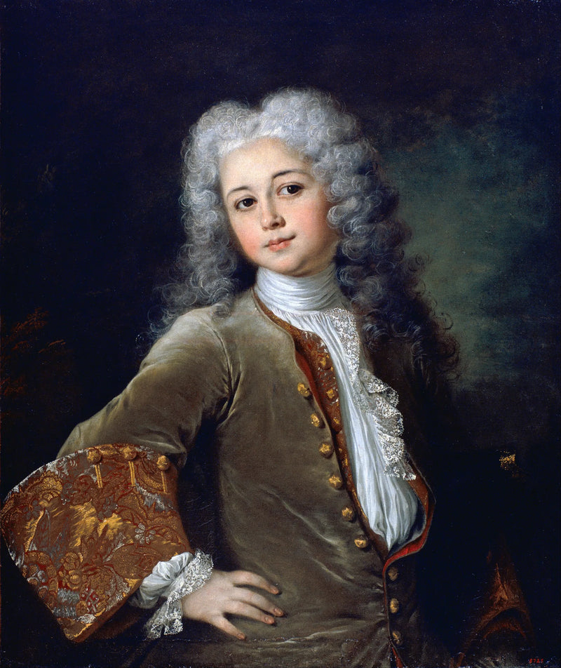 Portrait d'un jeune homme avec une perruque - Nicolas de Largillière