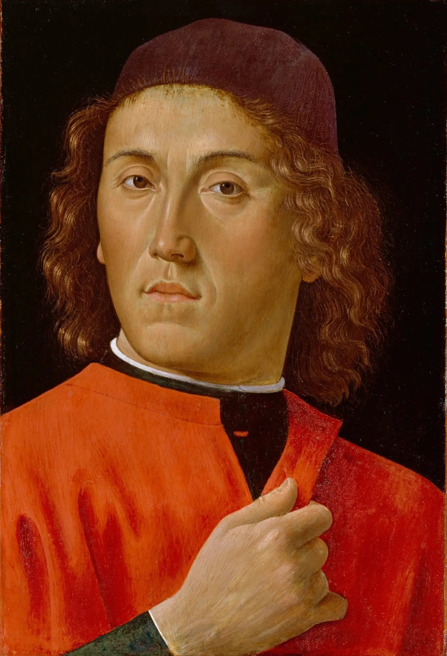 Porträt eines jungen Mannes - Domenico Ghirlandaio