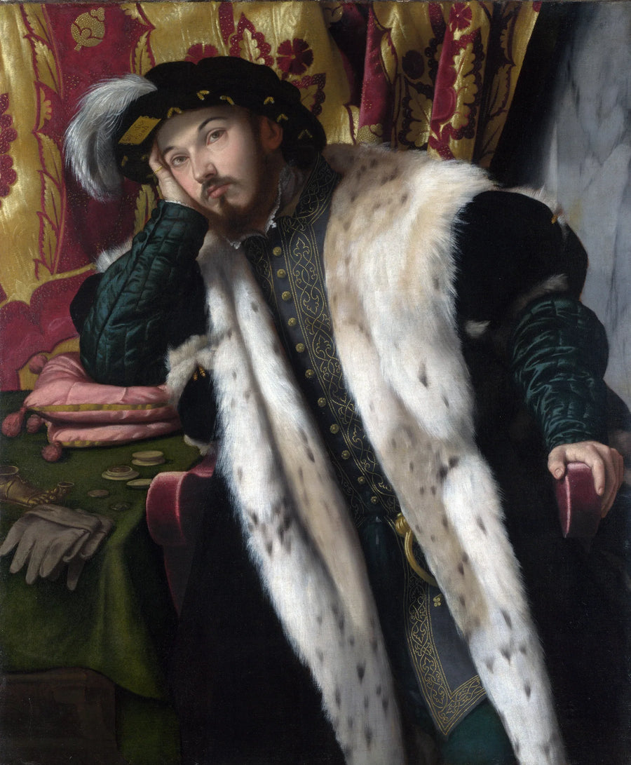 Portrait eines jungen Mannes (Fortunato Martinengo Cesaresco ?) - Alessandro Bonvicino