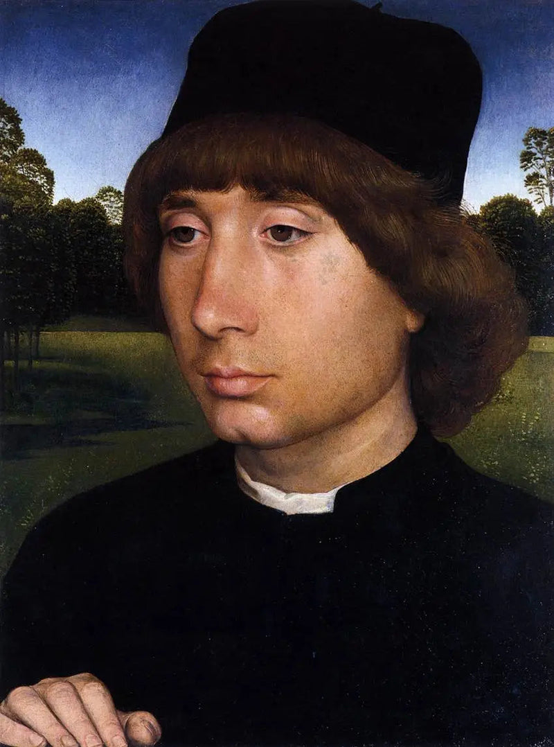 Porträt eines jungen Mannes - Hans Memling