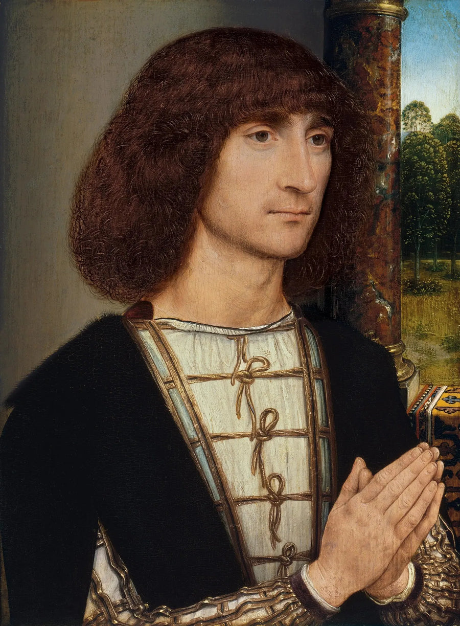 Porträt eines jungen Mannes - Hans Memling