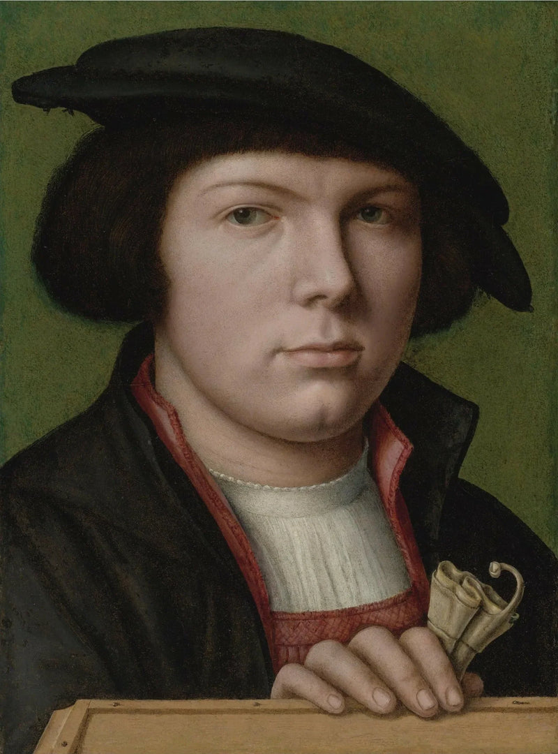 Porträt eines jungen Mannes - Joos van Cleve