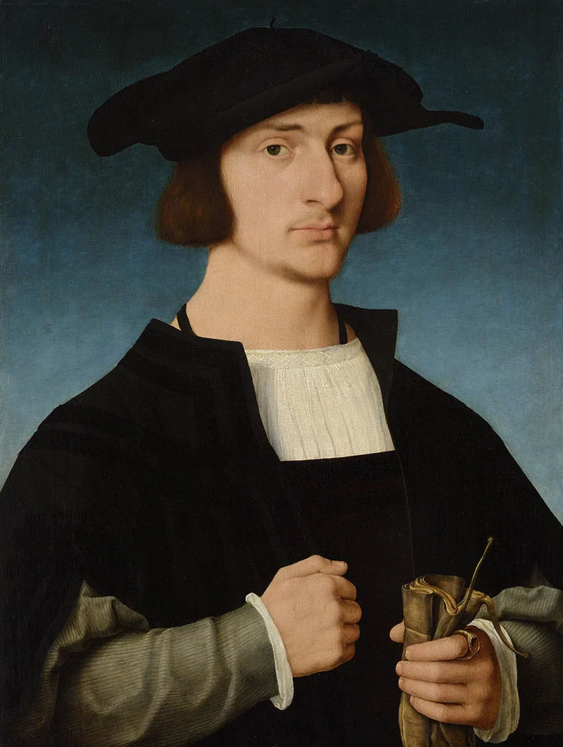 Porträt eines jungen Mannes - Joos van Cleve