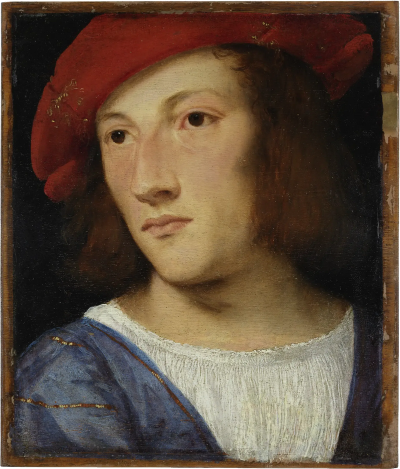 Porträt eines jungen Mannes. - Titian